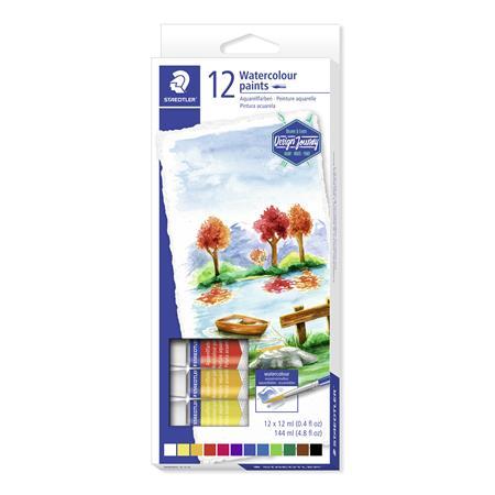 Tempera, STAEDTLER "Design Journey", 12 rôznych farieb
