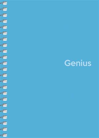 Špirálový zošit, štvorčekový, A6, 80 listov, PP obal, SHKOLYARYK "Genius", mix 2