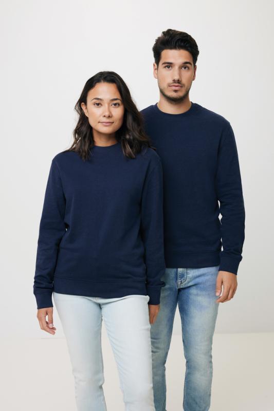 Mikina IQONIQ Zion z recykl. bavlny námornícka modrá 4XL 5