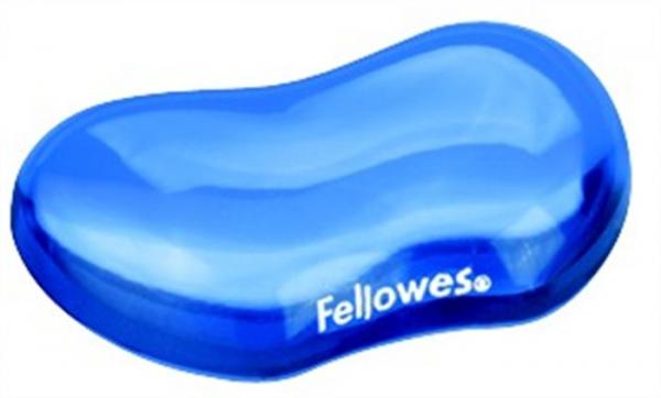 Opierka zápästia, mini, gélová, FELLOWES "Crystal™ Gel", modrá 1
