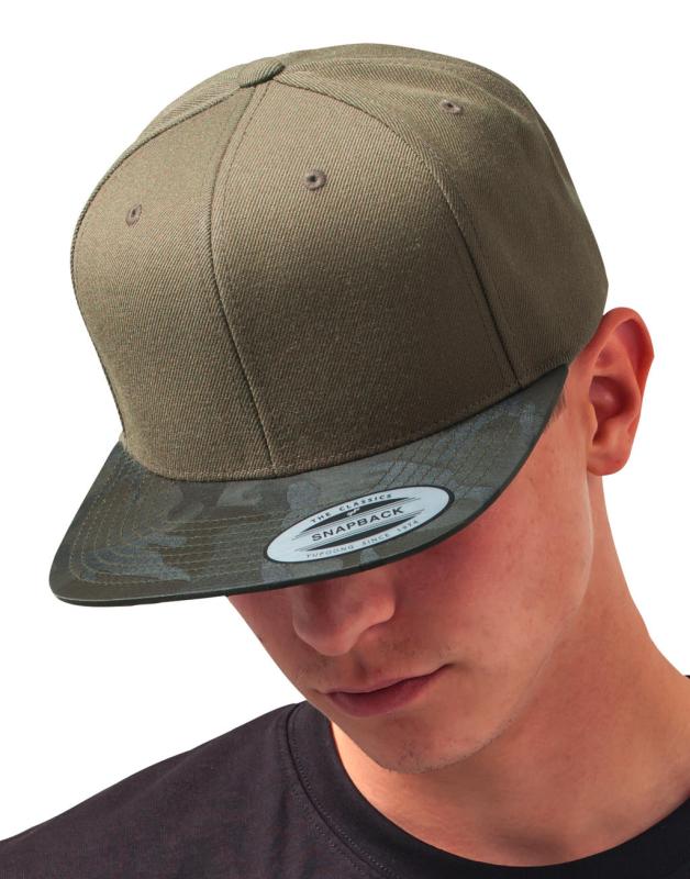 Camo Visor Snapback šiltovka