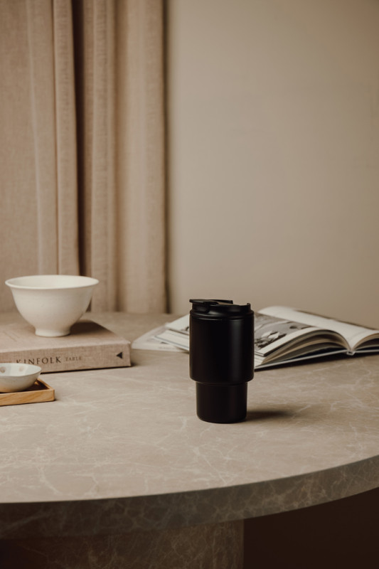 VINGA Nagano RCS termo hrnček na cesty 350 ml čierna 6