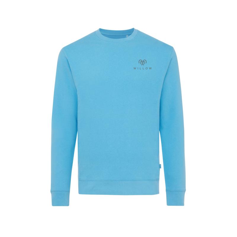 Mikina IQONIQ Zion z recykl. bavlny tranquil blue XS 3