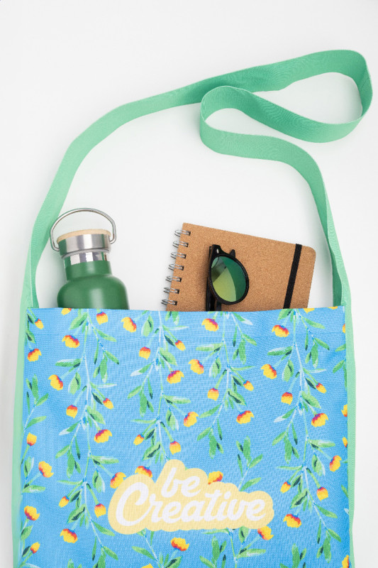 SuboBag Messenger taška cez rameno z RPET na zákazku 7