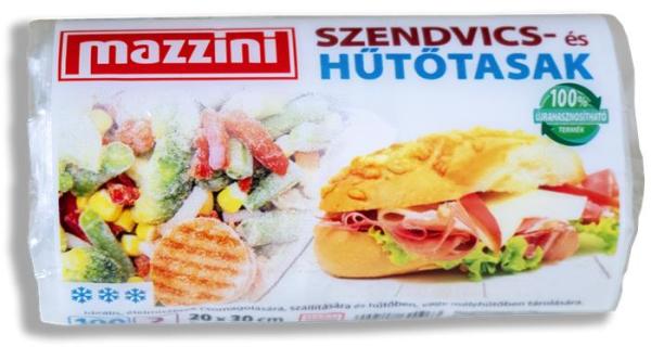 Vrecká na chladenie a desiatu, 100 ks, 20x30 cm, 2 l, MAZZINI, priehľadná 1