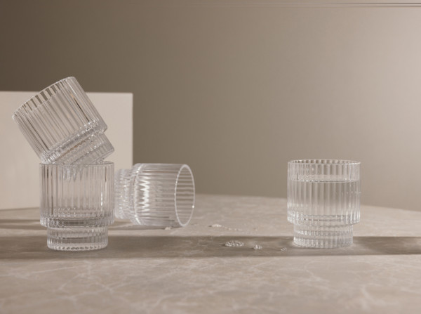 VINGA York tumbler poháre, 4-dielna sada priehľadné 5