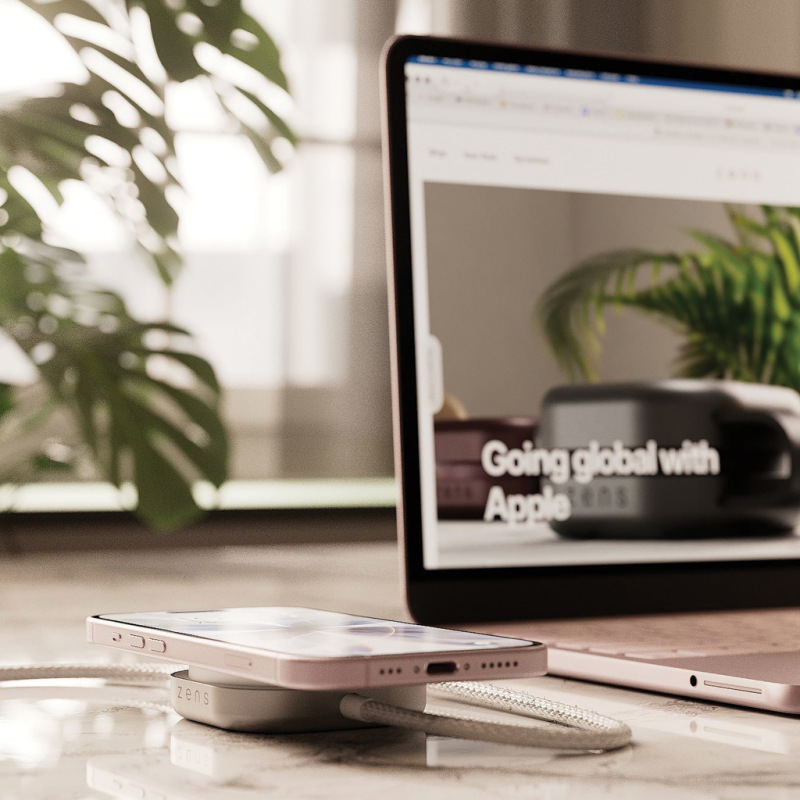 Zens nabíjací kábel USB-C – C Pro 2 biela 10