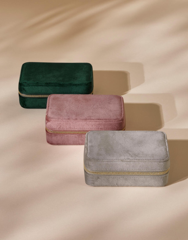 Velvet Travel Jewellery Box 3