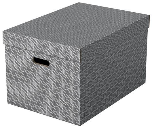 Úložný box, veľkosť L, ESSELTE "Home", sivá 1