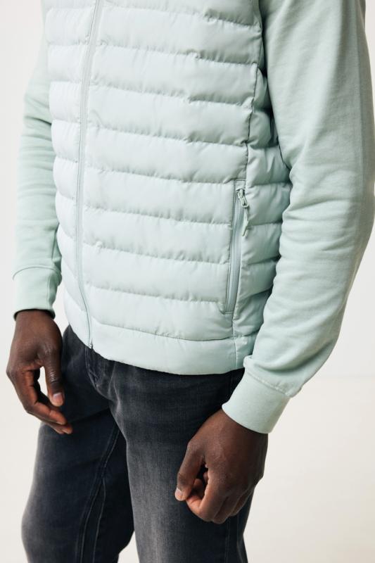 Pánska vesta IQONIQ Meru z recykl. polyesteru Iceberg green XXL 9