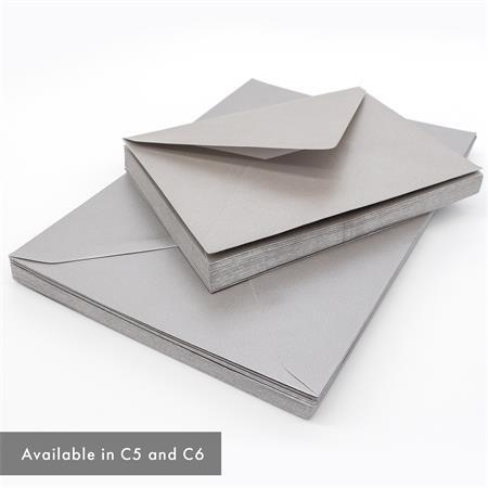 Obálka, C6, silikónová, PUKKA PAD "Silver", strieborná 3
