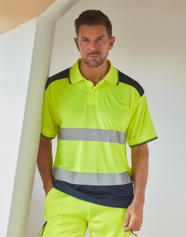 Dvojfarebné tričko Hi-Vis 7