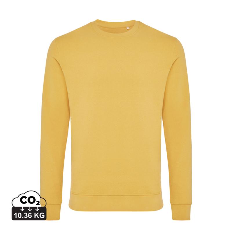 Mikina IQONIQ Zion z recykl. bavlny ochre yellow S