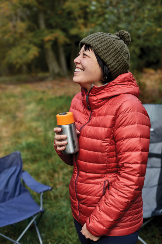 Cestovný nerezový termo hrnček 340ml Black+Blum oranžová 12