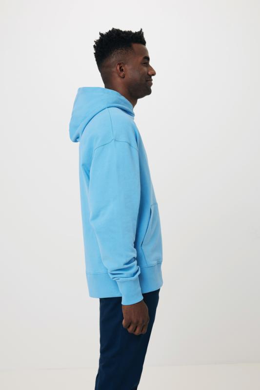 Mikina s kapucňou IQONIQ Yoho relaxed fit z recykl. bavlny tranquil blue XXL 12