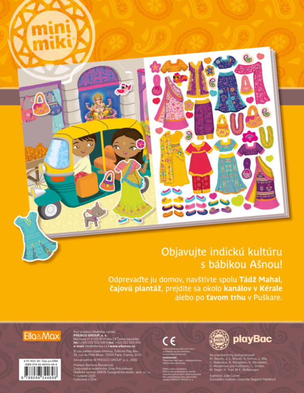 ŠATY PRE AŠNU ─ Kniha samolepiek 14