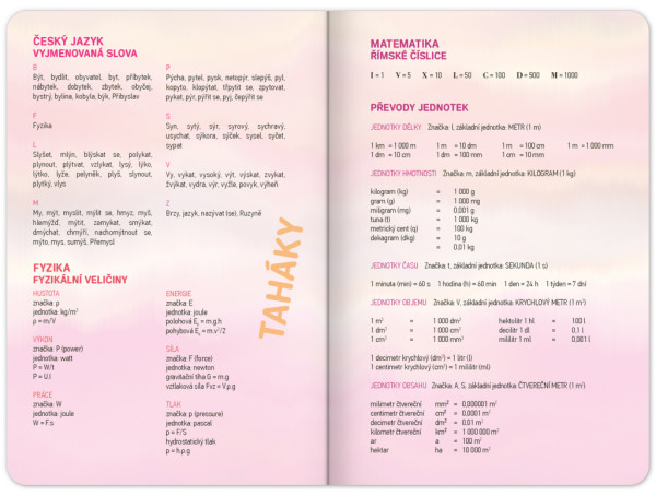 Školský diár Ružové pruhy (september 2023 – december 2024), 9,8 × 14,5 cm 5