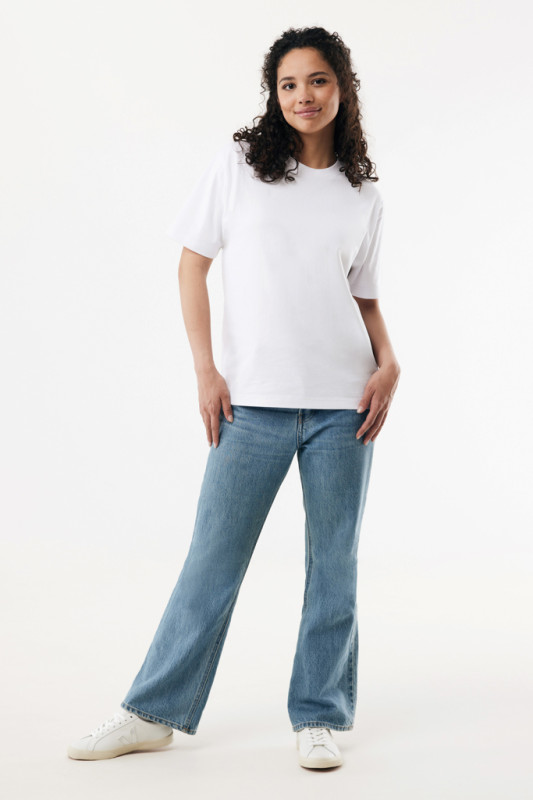 IQONIQ Nikko tričko z hrubej recyklovanej bavlny recycled white 4XL 5