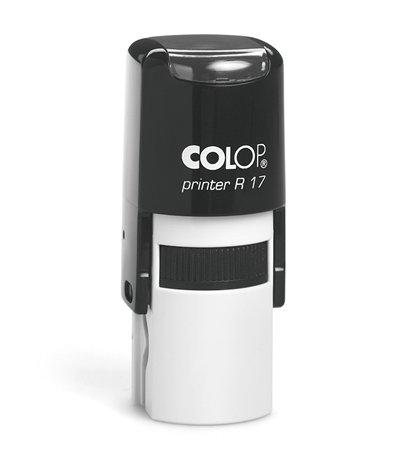 Pečiatka, kruh, COLOP " Printer R 17" , čierna poduška 1