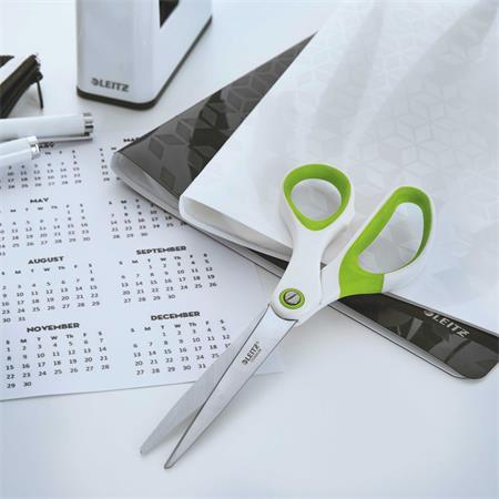 Nožnice, kancelárske, 20,5cm, LEITZ "Wow Titán", zelená 3