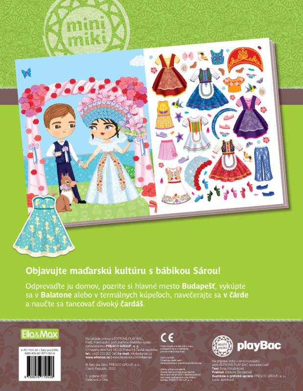 Šaty pre SÁRU ─ Kniha samolepiek 9