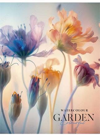Zošit, A5, linajkový, 80 listov, SHKOLYARYK "Garden", mix farieb 3