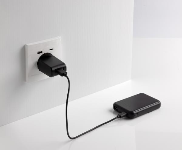 Magnetická powerbanka Stellar 5000mAh 5W z RCS plastu čierna 7