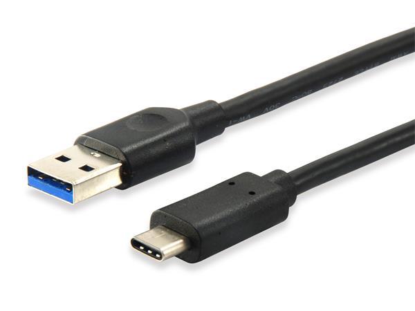 Prevodný kábel, USB-C-USB 3.2, 1m, EQUIP 1