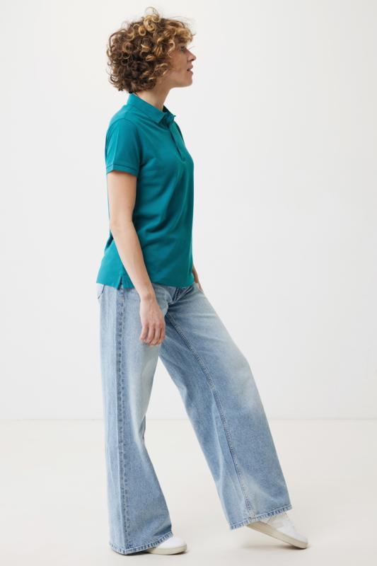 Dámske polo tričko IQONIQ Yosemite z recykl. bavlny verdigris XL 6