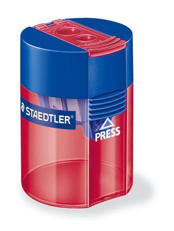 Strúhadlo, dvojdierové, so zásobníkom, STAEDTLER, mix farieb 2