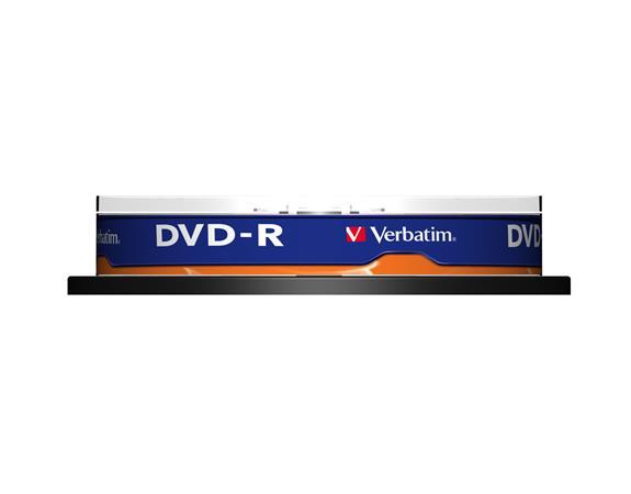 DVD-R disk, AZO,  4,7GB, 16x, 10 ks, cake box, VERBATIM 2