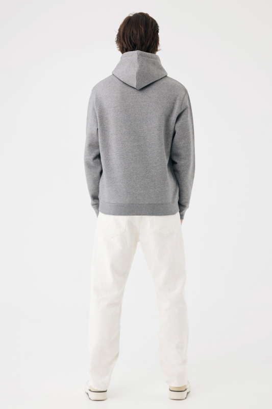 IQONIQ Joshua Unisex mikina s kapucňou z rec. bavlny light heather anthracite L 8