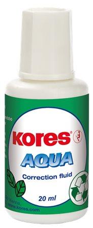 Korekčný lak,  na vodnej báze, 20 ml, KORES "Aqua"