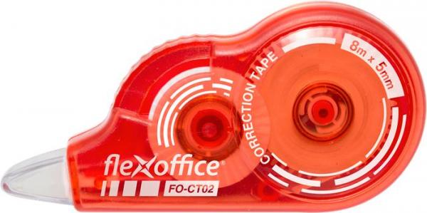 Korekčný roller, 5 mm x 8 m, FLEXOFFICE "FO-CT02", rôzne farbý 4
