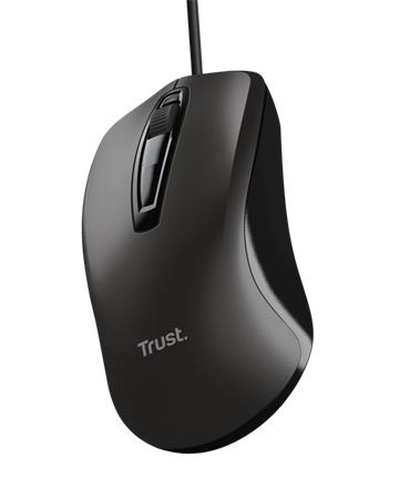 Myš, drôtová, optická, TRUST, čierna 2