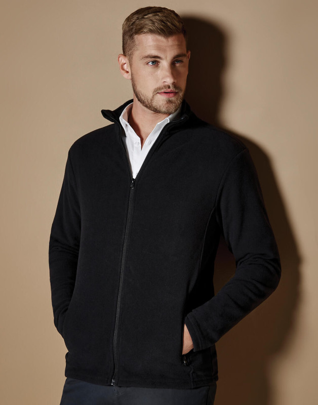 Fleeceová mikina na zips Regular Fit Corporate 1
