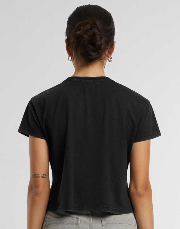 Ladies Vintage Cropped Tee 1