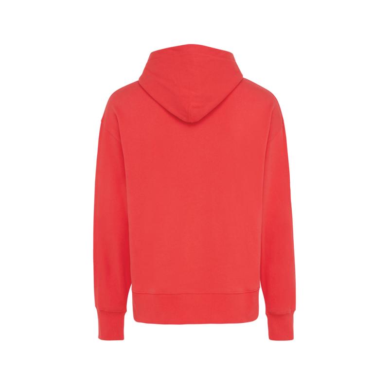 Mikina s kapucňou IQONIQ Yoho relaxed fit z recykl. bavlny luscious red L 2