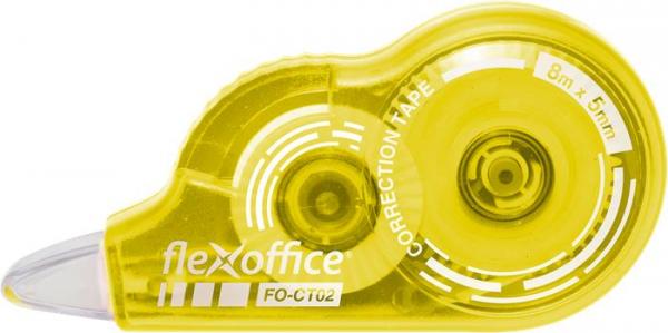 Korekčný roller, 5 mm x 8 m, FLEXOFFICE "FO-CT02", rôzne farbý 3
