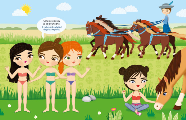 Šaty pre SÁRU ─ Kniha samolepiek 4