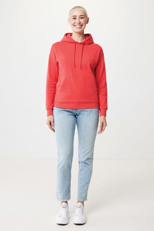 Mikina s kapucňou IQONIQ Jasper z recykl. bavlny luscious red XXXL 7