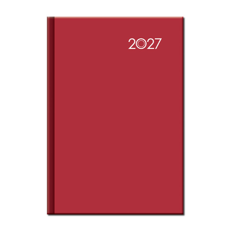 Týždenný diár A5 FALCON červený 2027