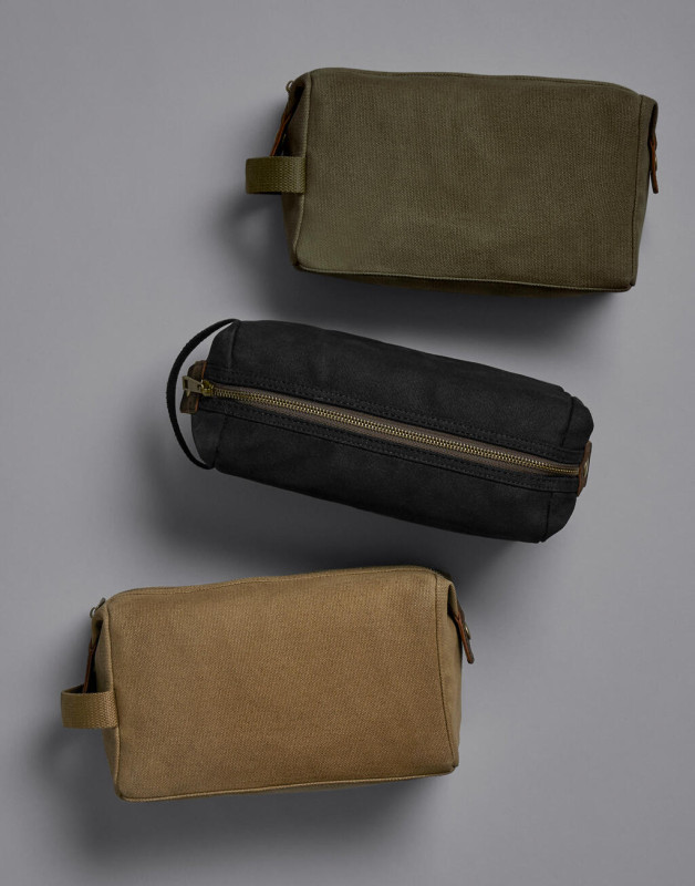 Kozmetická taška Heritage Waxed Canvas<P/> 3