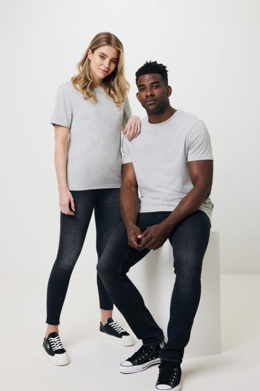 Nefarbené tričko IQONIQ Manuel z recykl. bavlny heather grey XL 8