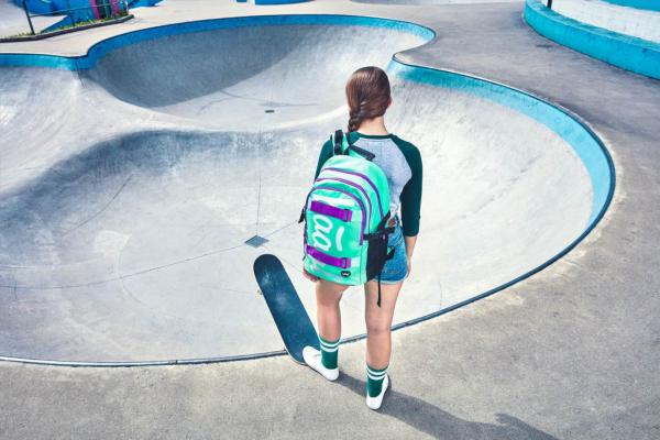 BAAGL SET 3 Skate Mint: batoh, penál, sáček 8