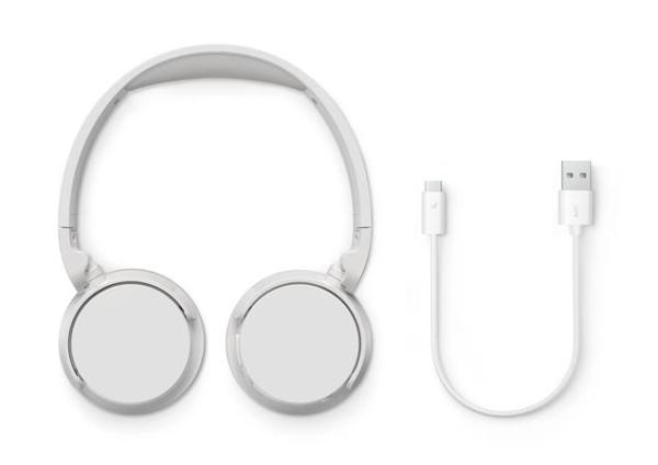 Náhlavné slúchadlá, bezdrôtové, Bluetooth 5.3, PHILIPS "TAH3209", zamatovo biele 8