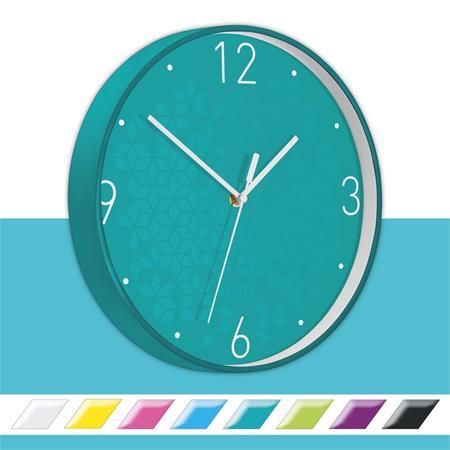 Nástenné hodiny, 29 cm, LEITZ "Wow", ľadovo modrá 2