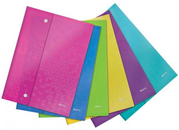 Obal na patent, A4, PP, na patent, LEITZ "Wow", mix farieb 1