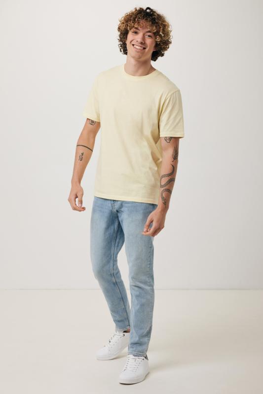 Tričko IQONIQ Brett z recykl. bavlny cream yellow M 4