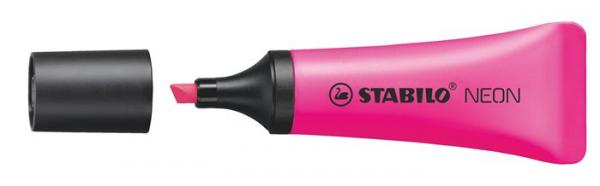 Zvýrazňovač, 2-5 mm, STABILO "Neon", magenta 2
